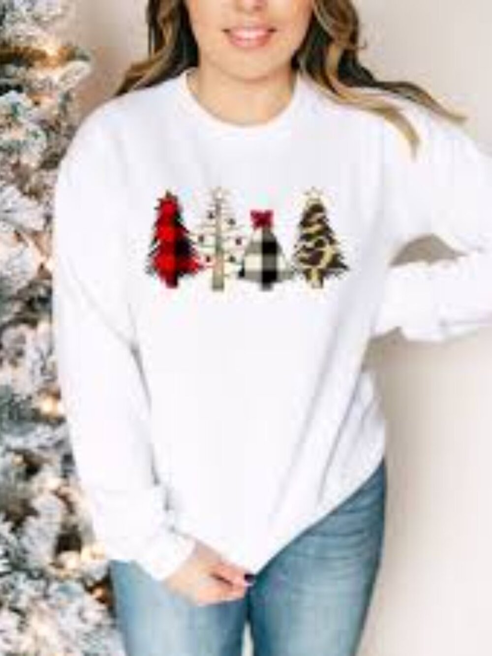 NWT Fashion by Mirabeau Merry and Bright Holiday Knit Top